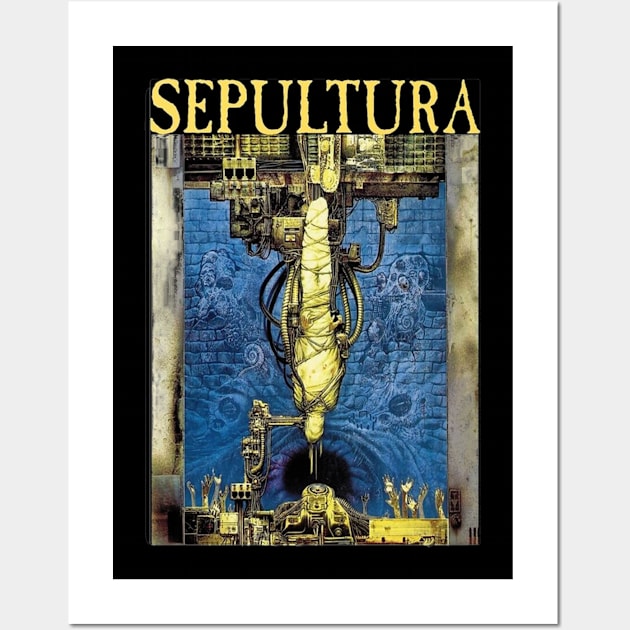 blue sepultura rocket Wall Art by Journalland